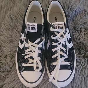 Converse Kids Classic Black and White All Star Sneakers